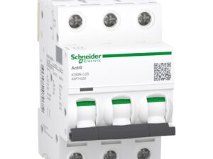 Автоматичен прекъсвач Schneider IC60N 3P крива C 6kA 25A